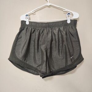 Nike Running Shorts Womens Size XL Lined Green